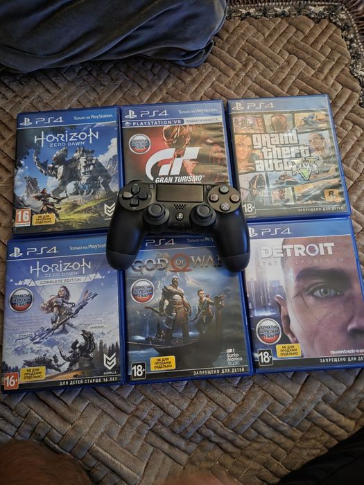 Игры и джостик пс4