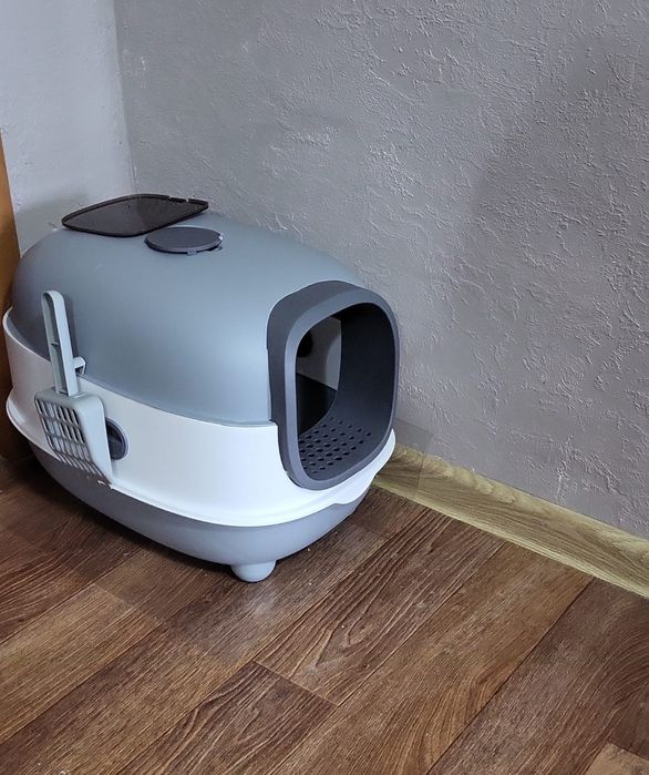 Кошачий лоток домик