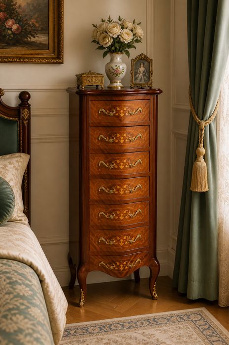 Săptămânal Lemn Masiv Louis XVI*** vintage / antic / vechi / retro ***