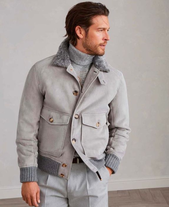 Brunello Cucinelli Soft Leather Jacket