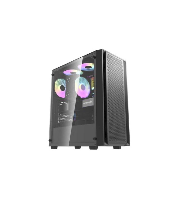 ' Корпус для ПК darkFlash DRX90 GLASS BLACK (ATX, 4x Fans)