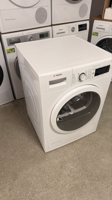 Сушилня с термопомпа BOSCH SERIE 8 WTW87540 | 9 КГ | Термопомпа | SELFCLEANING CONDENSER | AUTODRY