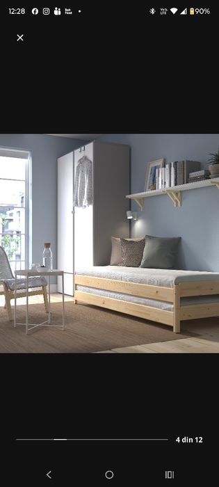 Set 2 paturi stivuibile pin Utaker Ikea
