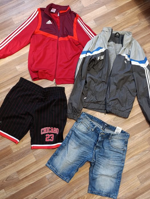 Шорты на парня, ветровки Adidas