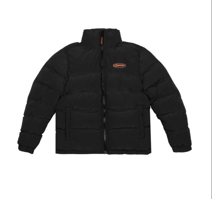 Geaca Trapstar Hyperdrive Black Neagra cu portocaliu Central cee
