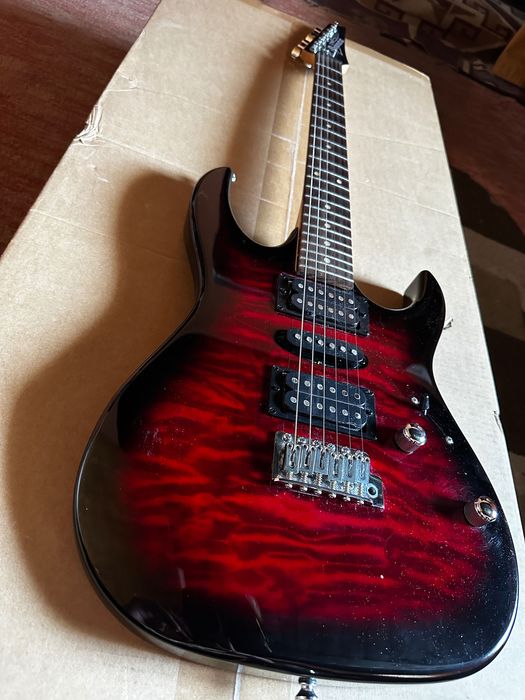 Chitara electrica Ibanez GRX70qa trb cu husa