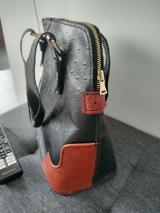 Geanta piele strut