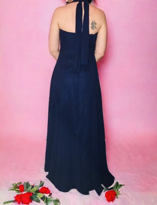 Вечернее платье , шелковое . Размер S