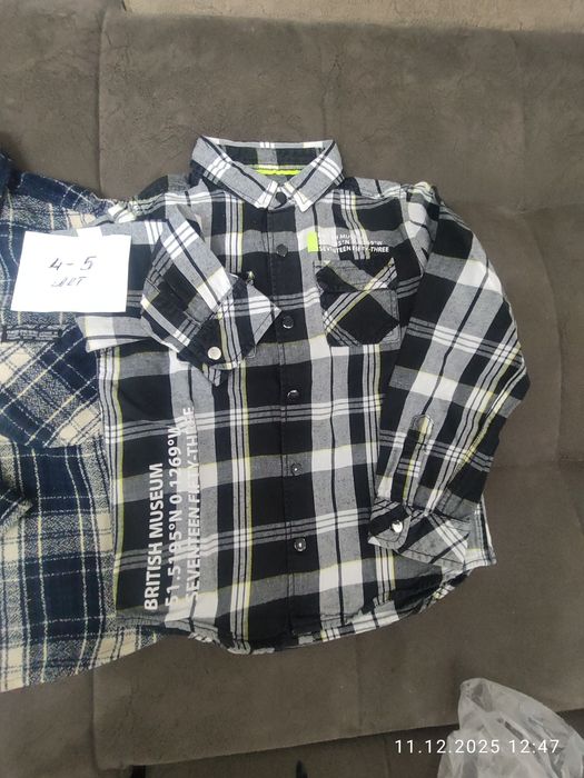 Рубашки на мальчика от3-7 лет