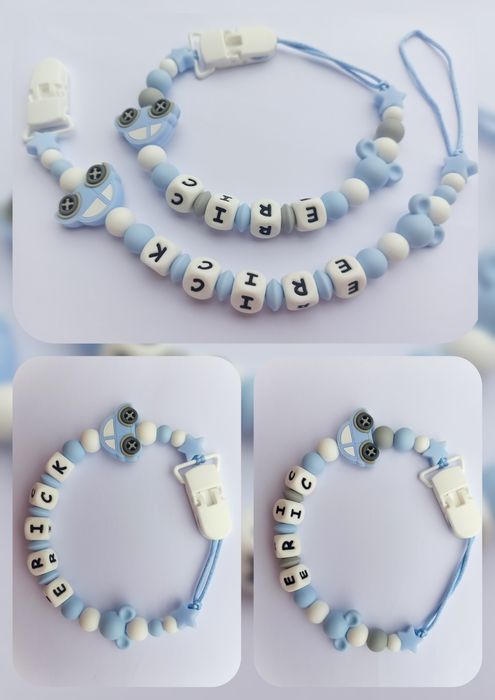 Lantisor pentru suzeta/dentatie din silicon