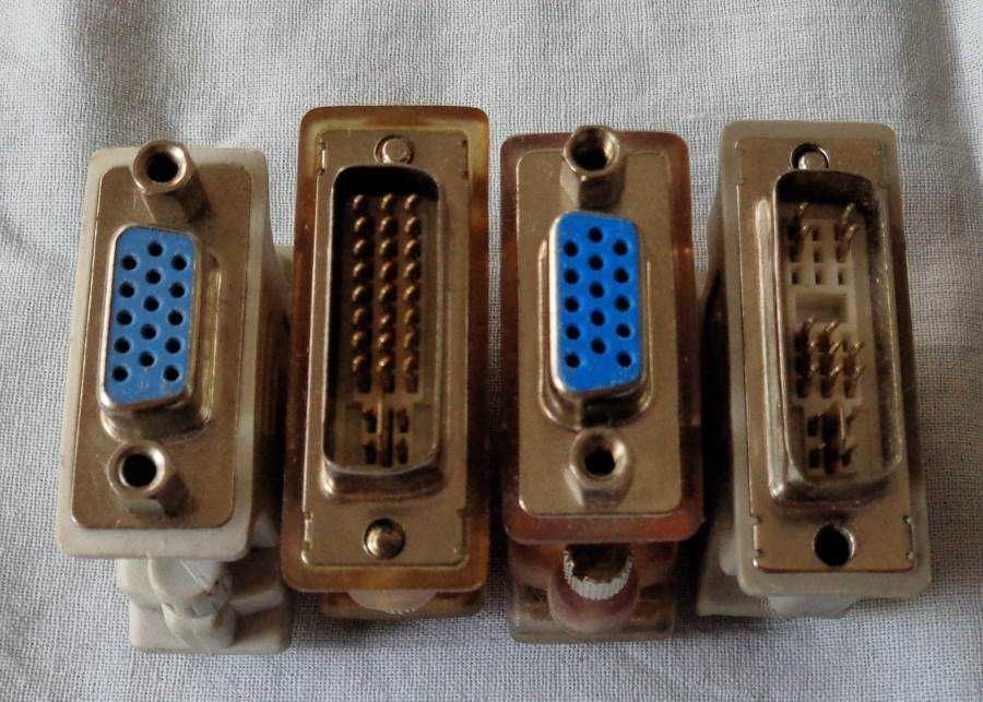 Переходник VGA DVI-I и VGA DVI-A