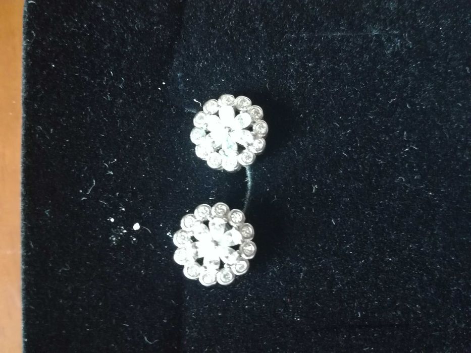 Сребърни бижута-обеци-40лв, Армани-80лв