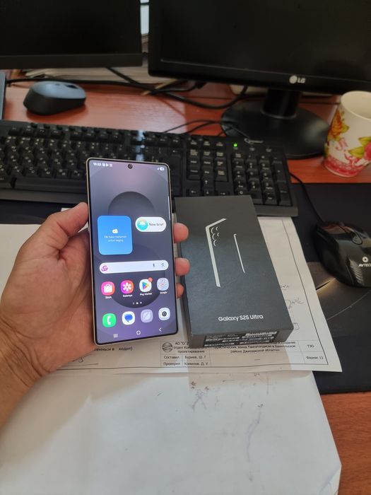 Samsung S25ultra 5G 12/256gb ideal iwlawi zur aybi yuq tozza telefon