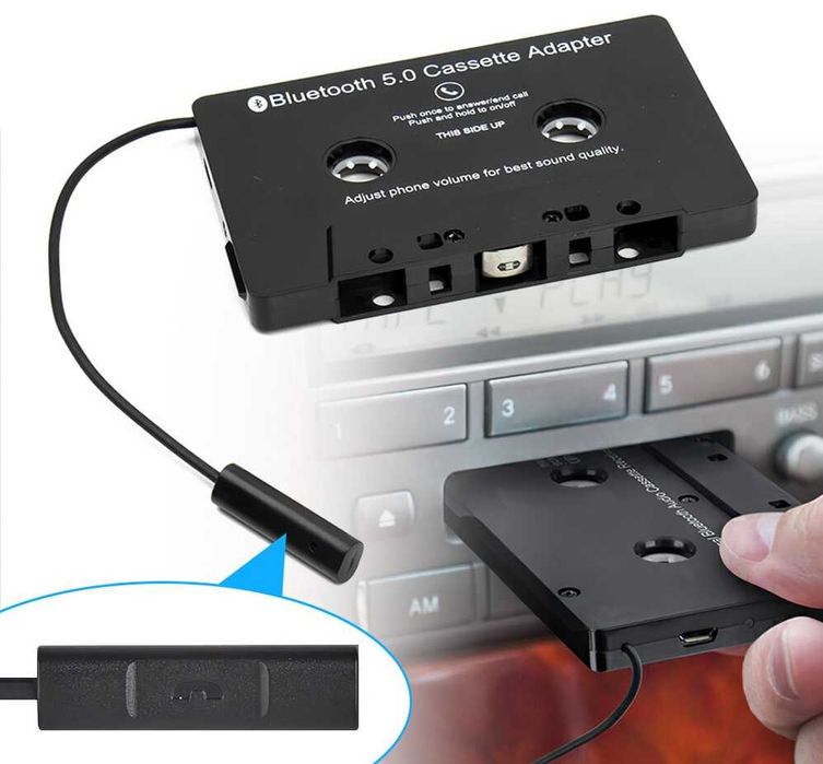 Caseta Auto Bluetooth +Microfon pt Sistemele Audio Vechi-Modul Aux-Z27