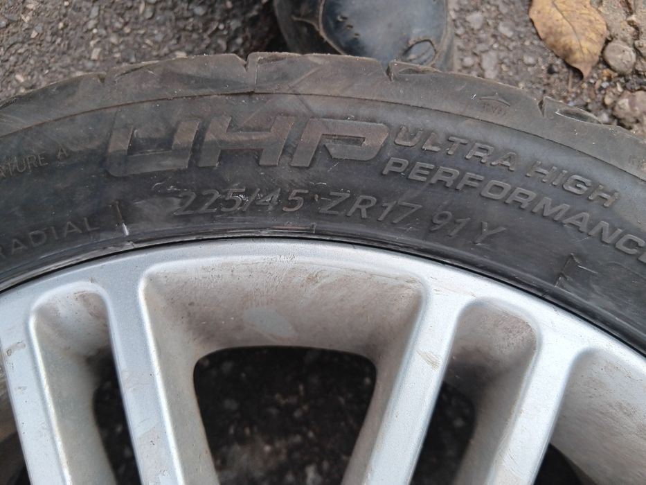 225 45 17 гуми форд джанти алуминиева 5х108 17