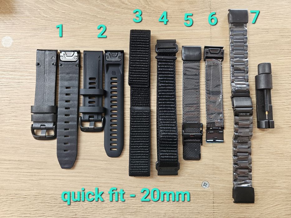 Curele compatibile cu ceasuri garmin 26mm, 22mm, 20mm. Diverse modele.