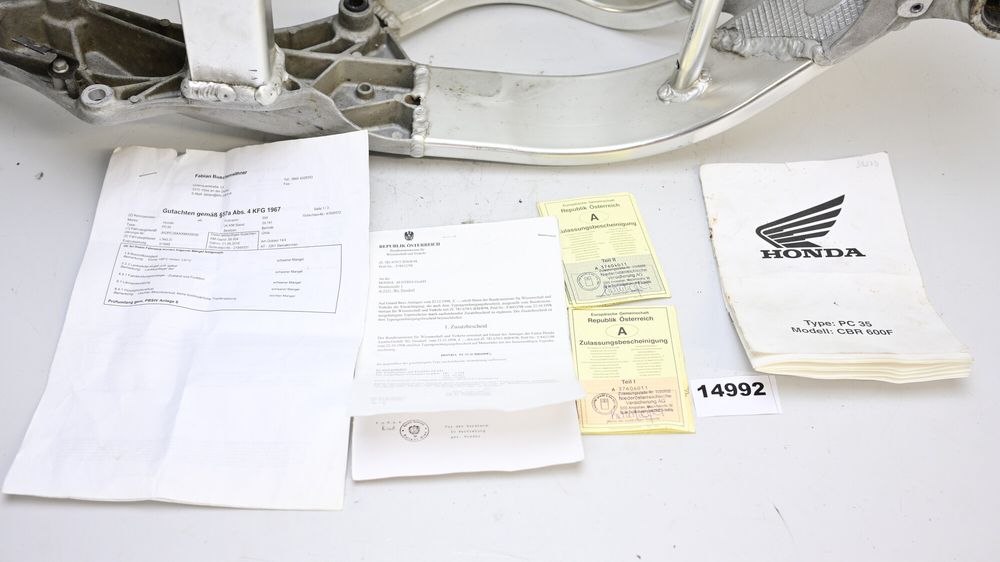 Cadru Sasiu Cu Acte Honda CBR600F F4 PC35 1999 - 2000