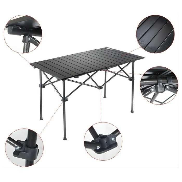 Сгъваема маса за къмпинг 95x55 см