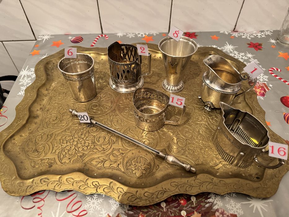 Tacamuri argint si solnite argint