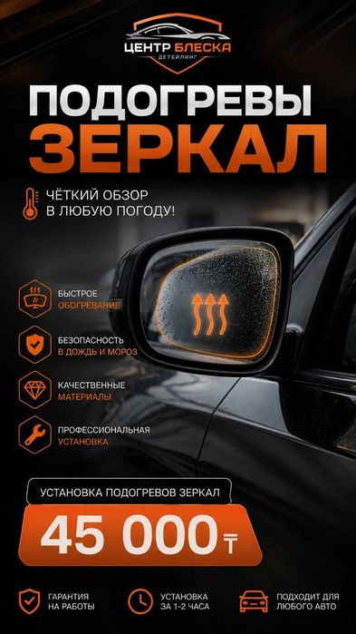 подогревы зеркал