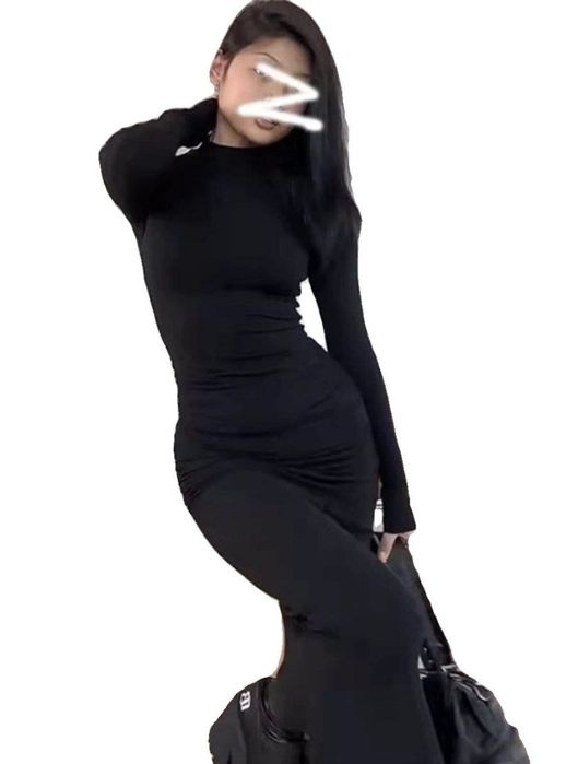 Koʼylak,qora uzun fegurne.YANGI PACHKALAR