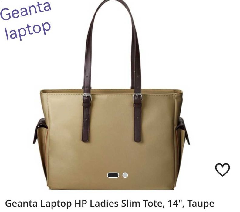 Geanta dama crem office