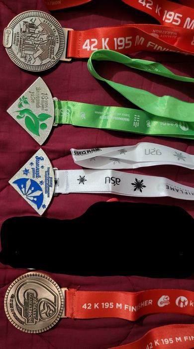 Медаль Алматы марафон