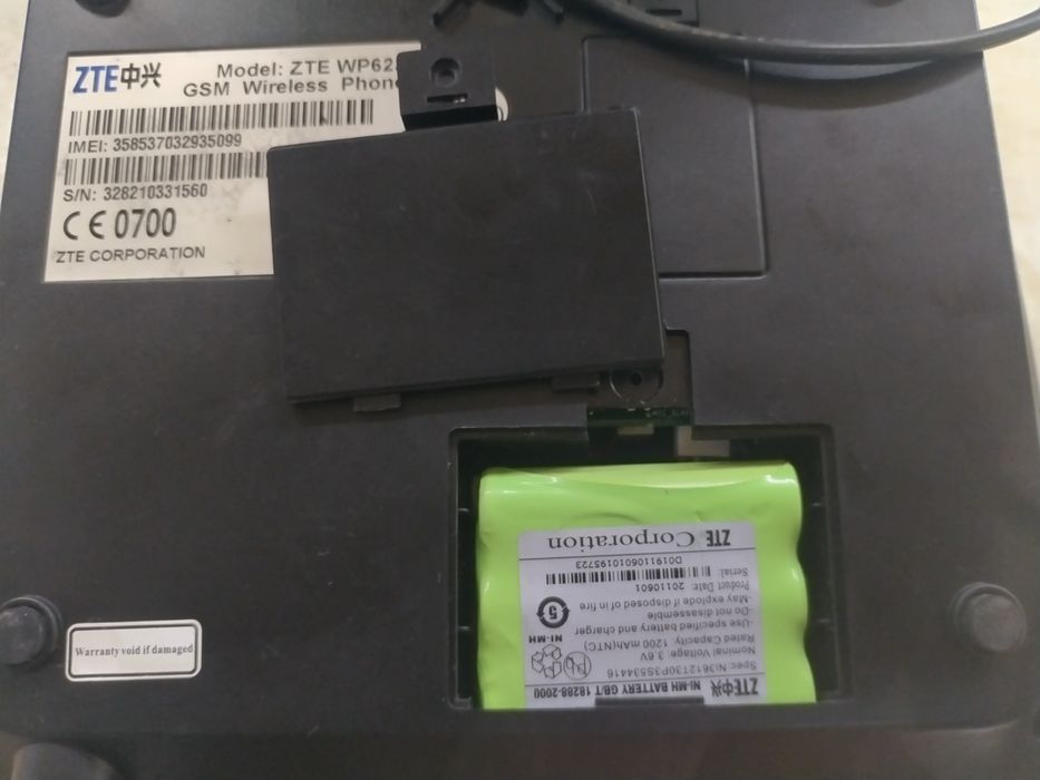 Telefon fixo mobil cartela gsm zte wp623