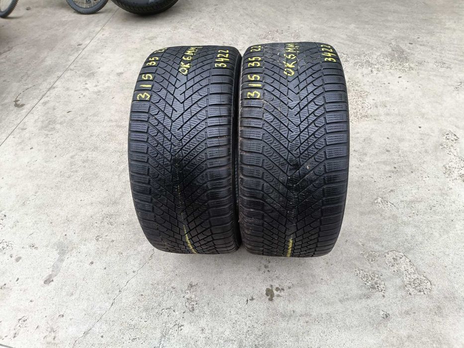 Doua anvelope iarna 315 35 22 pirelli scorpion winter 2 run flat 3422