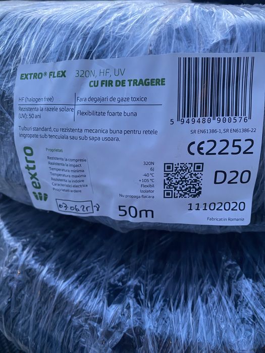 Cablu 3x1,5mm si copex