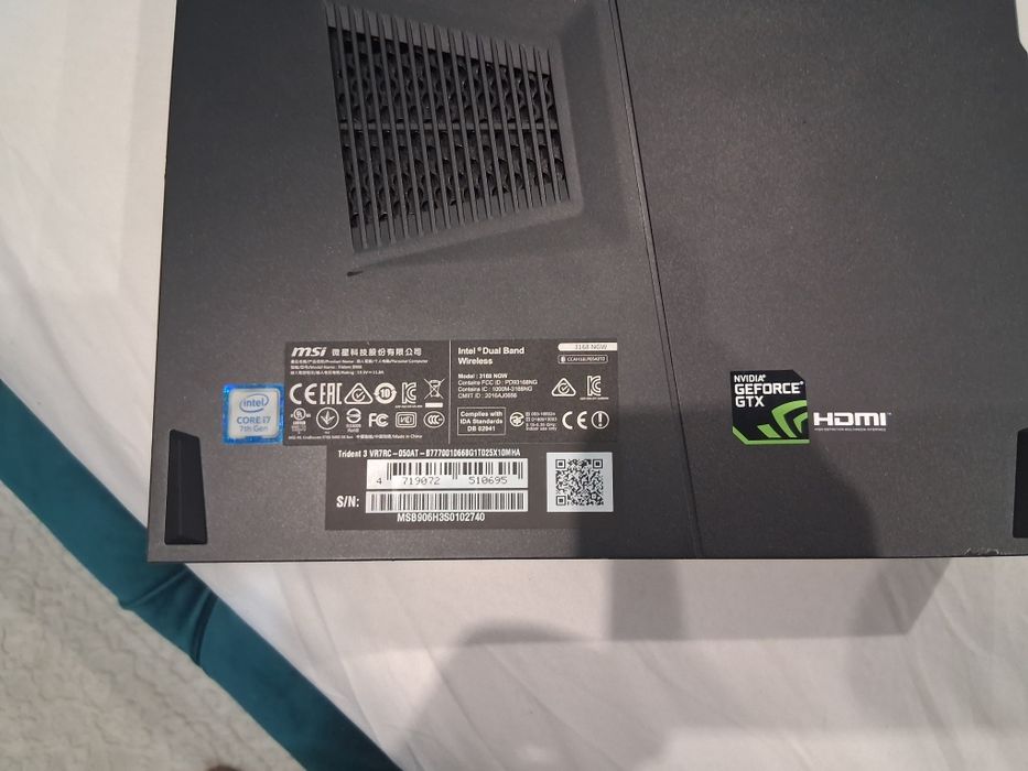 Calculator desktop de gaming MSI