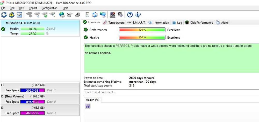 Hard Disk HDD desktop HP 500GB, 3.5", 7200 rpm, SATA III , Model MB0500GCEHF