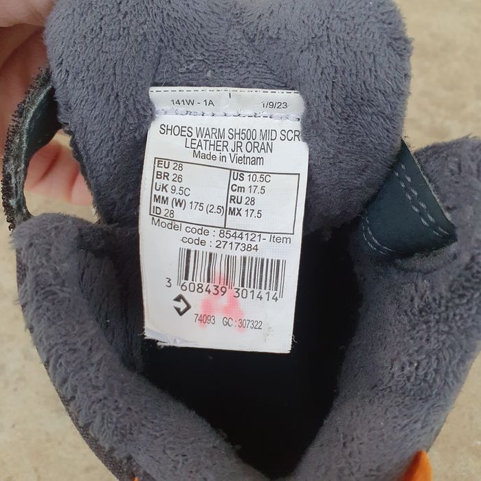 Детски зимни обувки Quechua номер 28