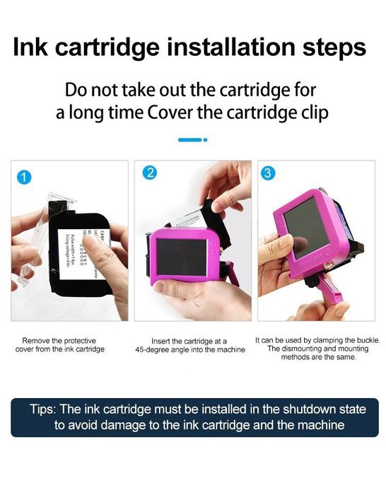 Мини портативный ручной струйный принтер дата производства QR-код