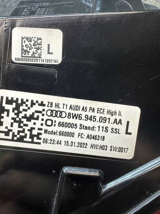 Stop AUDI A5 F5 aripa stanga