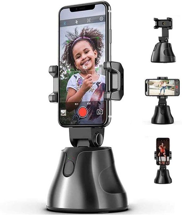 Портативна въртяща селфи стик стойка 360 градусова стойка за камера