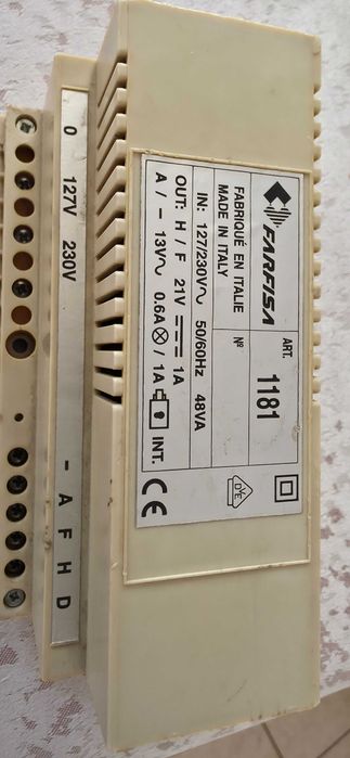 Sursă alimentare / Transformator interfon Farfisa