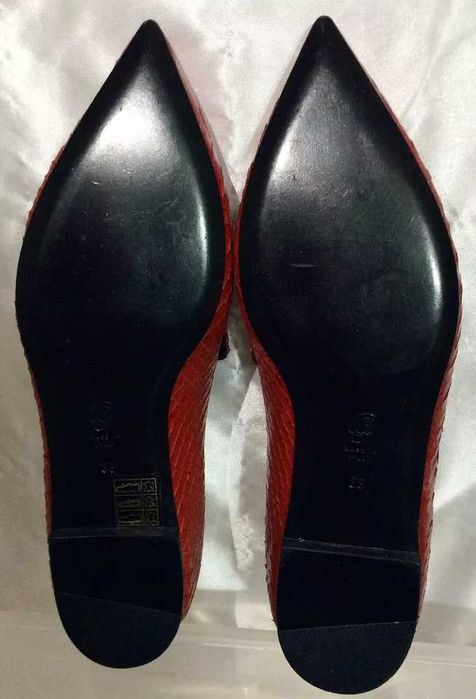 Pantofi  dama M. GEMI Italy Snake Skin Red mr.38 noi la cutie