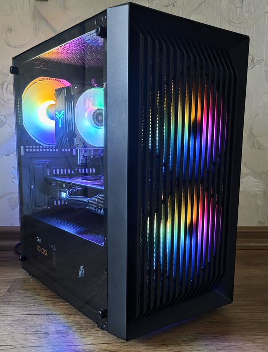 Геймърски компютър Ryzen 5 5500, RTX 3060TI, 16 RAM