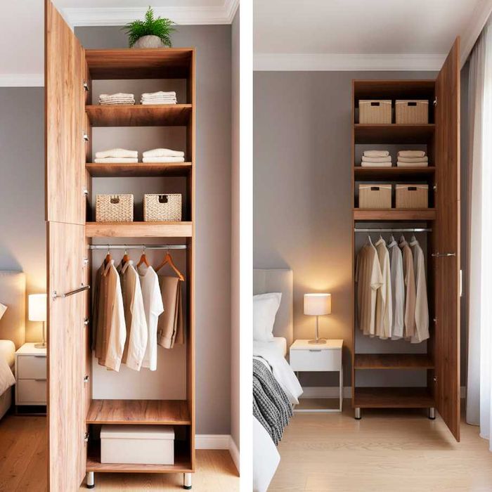 АКСИЯ! КИЙИМ ШКАФИ универсал шкаф пенал ранги: еман тамаки