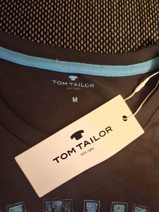 НОВА Tom Tailor мъжка тениска M – оригинална с етикет