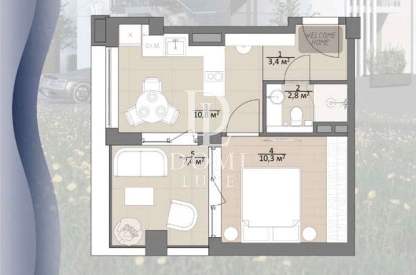 2-стаен в Варна, област-м-т Кабакум площ 47 цена 103000