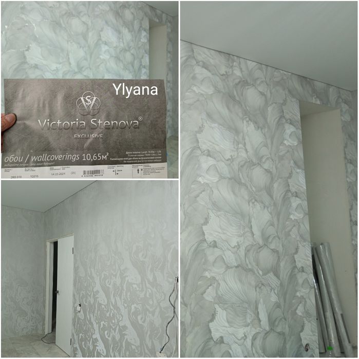 Поклейка обоев недорого