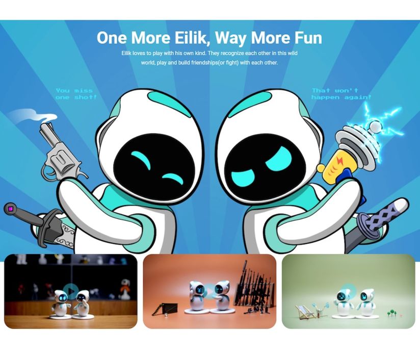 Robot cu inteligenta emotionala EILIK