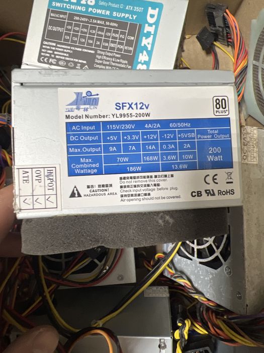 Блок питания SFX 200W 80 PLUS для мини ПК — 13 шт. ДЁШЕВО!