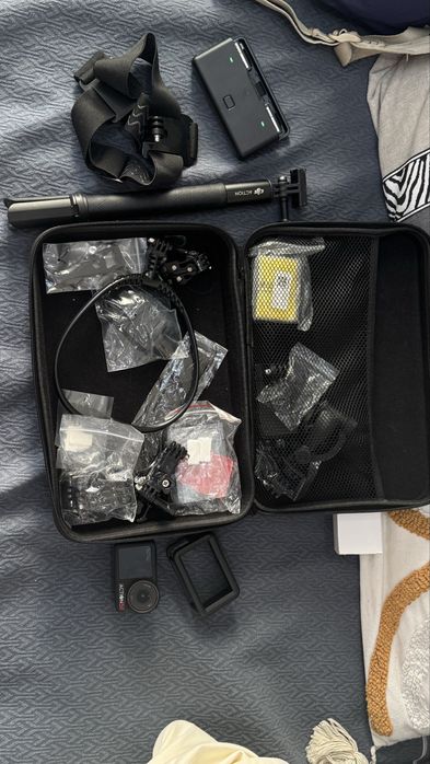 Dji osmo action 5 pro + целый набор аксессуаров