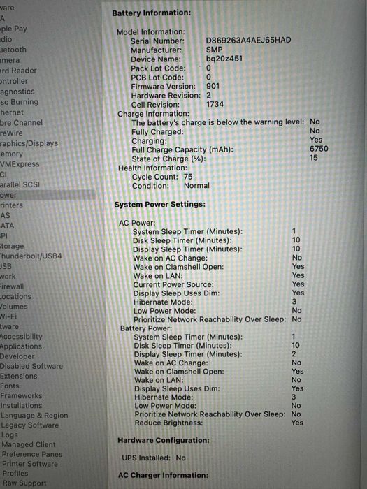 MacBook Pro 15inch-2019