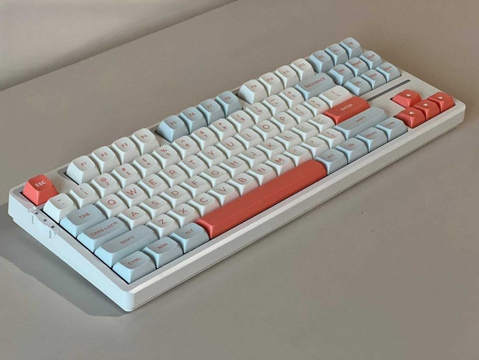 Tastatura Gaming VGN V87 Pro Wireless Jelly Orange
