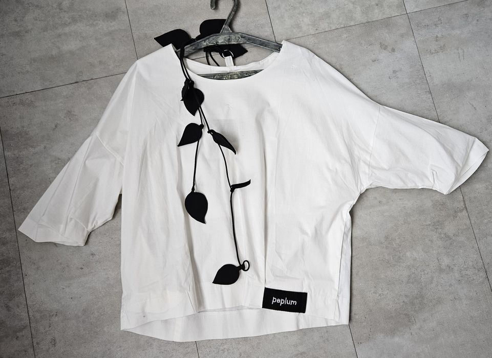 Peplum bluza bumbac M-L