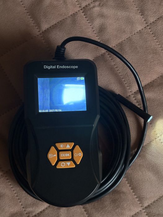Cameră endoscopică digitală INSKAM 127 Full HD 1080P, ecran LCD 4.3”, cablu 5 m, husă
